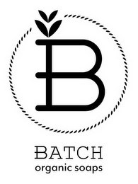 B BATCH ORGANIC SOAPS logo