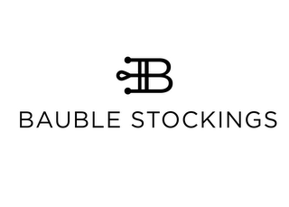 B BAUBLE STOCKINGS logo
