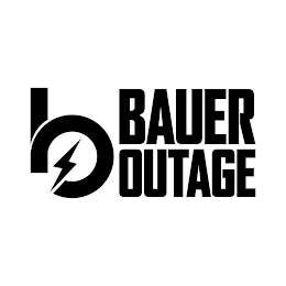 B BAUER OUTAGE logo