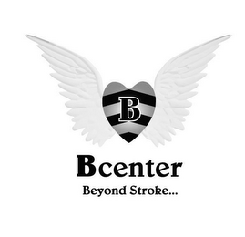 B BCENTER BEYOND STROKE... logo