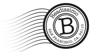 B BEADISSIMO SAN FRANCISCO, CA. 94110 logo