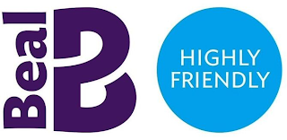 B BEAL HIGHLY FRIENDLY logo