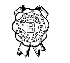 B BEAM FORMULA A STANDARD SINCE 1795 logo
