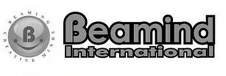 B BEAMIND INTERNATIONAL BEAMING CREATIVE MINDS logo