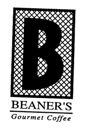 B BEANER'S GOURMET COFFEE logo