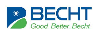 B BECHT GOOD. BETTER. BECHT. logo
