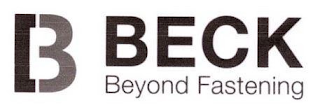 B BECK BEYOND FASTENING logo