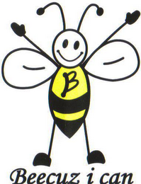 B BEECUZ I CAN logo