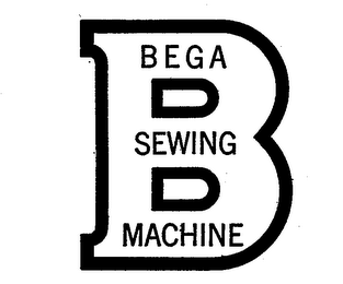 B BEGA SEWING MACHINE logo
