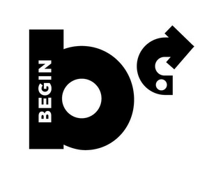 B BEGIN logo