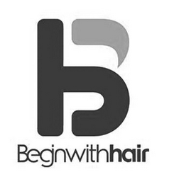 B BEGINWITHHAIR logo