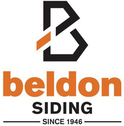 B BELDON SIDING SINCE 1946 logo