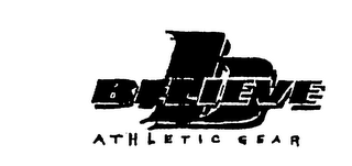 B BELIEVE ATHLETIC GEAR logo