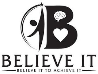 B BELIEVE IT BELIEVE IT TO ACHIEVE IT logo