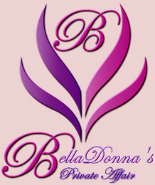 B BELLADONNA'S PRIVATE AFFAIR logo