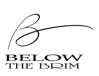 B BELOW THE BRIM logo