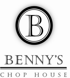 B BENNY'S CHOP HOUSE logo