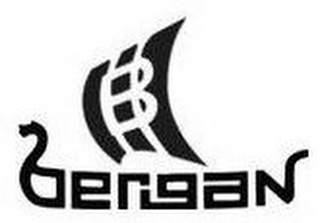 B BERGAN logo