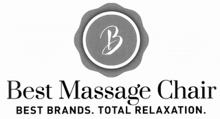 B BEST MASSAGE CHAIR BEST BRANDS TOTAL RELAXATION. logo