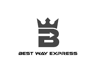 B BEST WAY EXPRESS logo