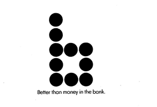 B BETTER THAN MONEY IN THE BANK logo