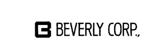 B BEVERLY CORP., logo