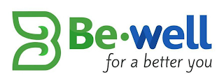 B BE·WELL FOR A BETTER YOU logo