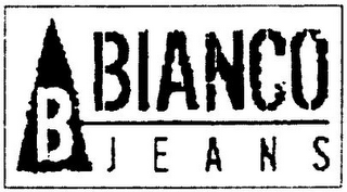 B BIANCO JEANS logo