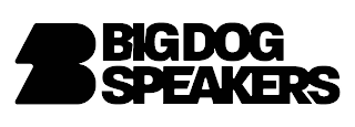 B BIG DOG SPEAKERS logo