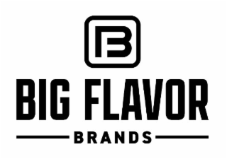 B BIG FLAVOR BRANDS logo
