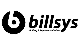 B BILLSYS EBILLING & PAYMENT SOLUTIONS logo