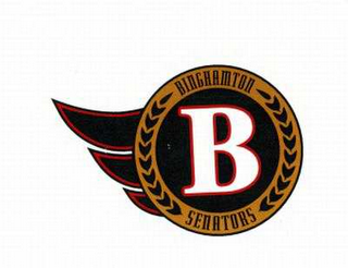 B BINGHAMTON SENATORS logo