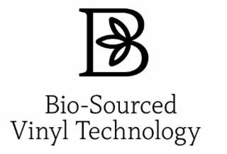 B BIO-SOURCED VINYL TECHNOLOGY logo