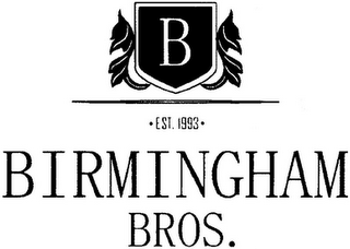 B BIRMINGHAM BROS. ·EST. 1993· logo