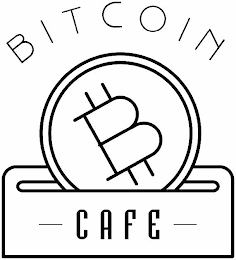 B BIT COIN CAFE logo