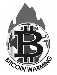 B BITCOIN WARMING logo