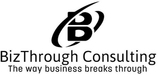B BIZTHROUGH CONSULTING THE WAY BUSINESS BREAKS THROUGH logo