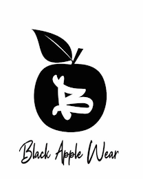 B BLACK APPLE WEAR logo