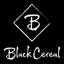 B BLACK CEREAL logo