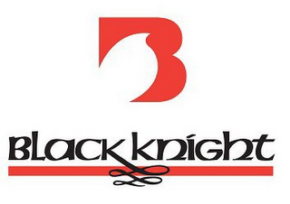 B BLACK KNIGHT logo