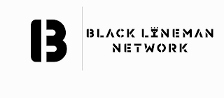 B BLACK LINEMAN NETWORK logo