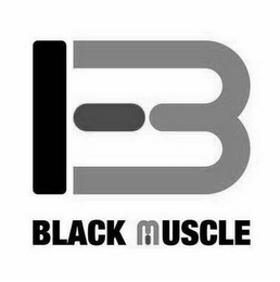 B BLACK MUSCLE logo
