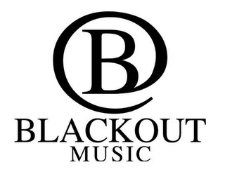 B BLACKOUT MUSIC logo