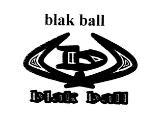 B BLAK BALL logo