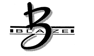 B BLAZE logo