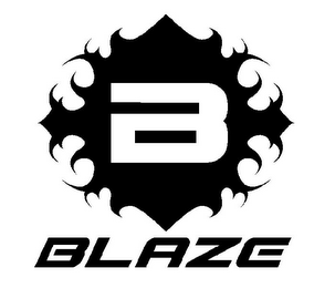 B BLAZE logo