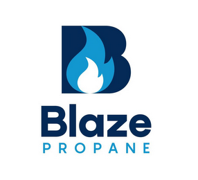 B BLAZE PROPANE logo