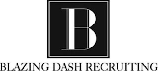 B BLAZING DASH RECRUITING logo