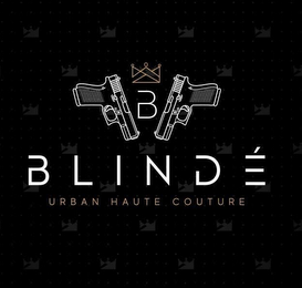 B BLINDÉ URBAN HAUTE COUTURE logo