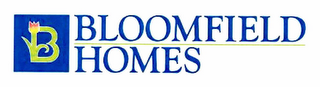 B BLOOMFIELD HOMES logo